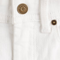 Jean de coupe skinny en coton mélangé - White