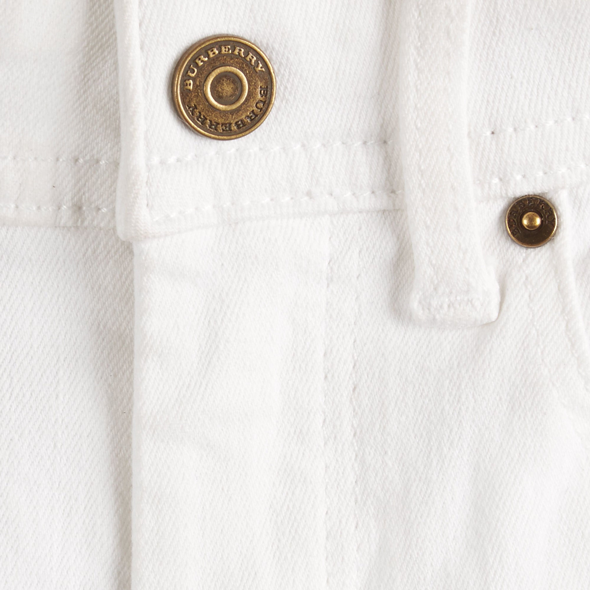 Jean de coupe skinny en coton mélangé - White