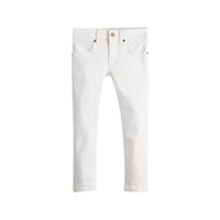 Jean de coupe skinny en coton mélangé - White
