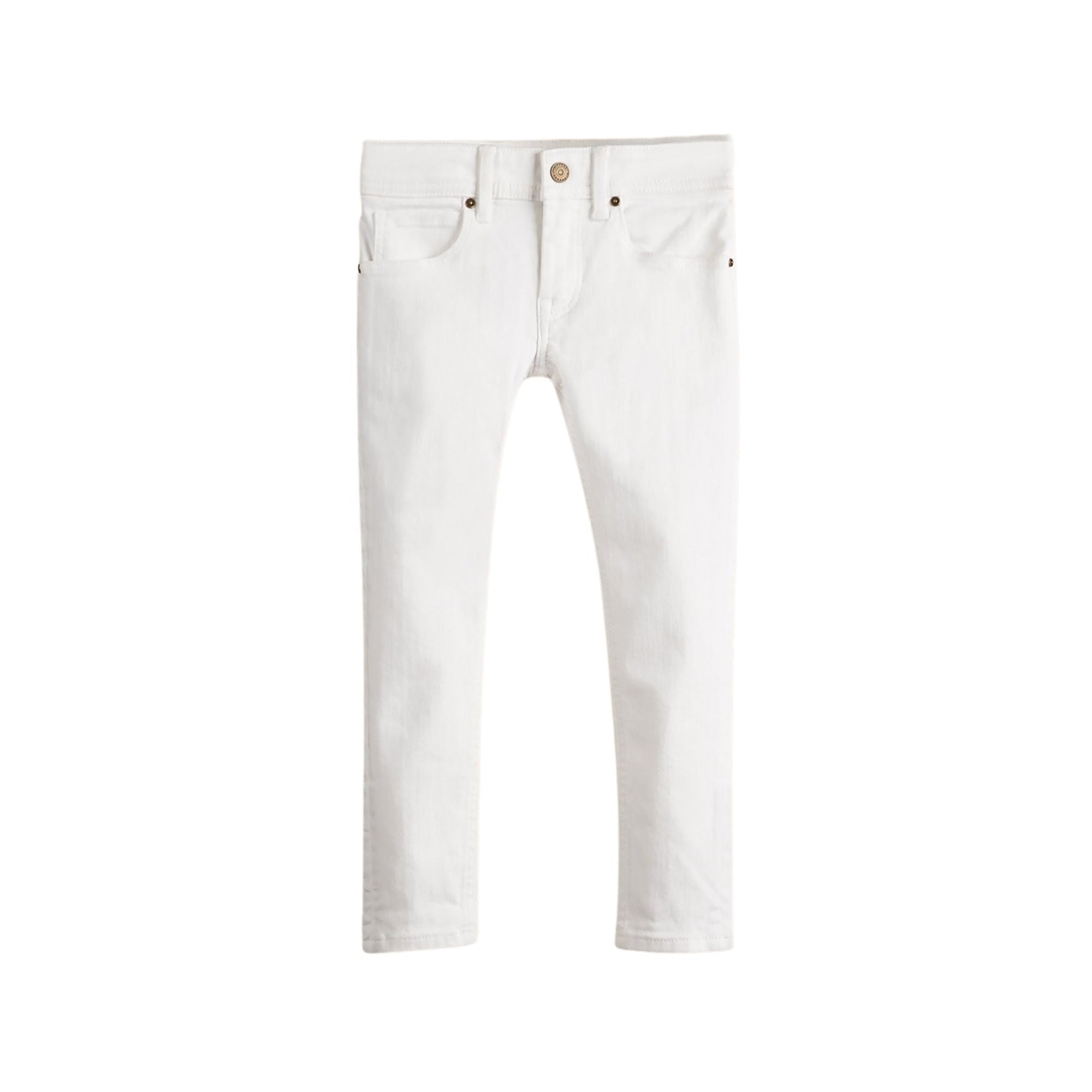 Jean de coupe skinny en coton mélangé - White