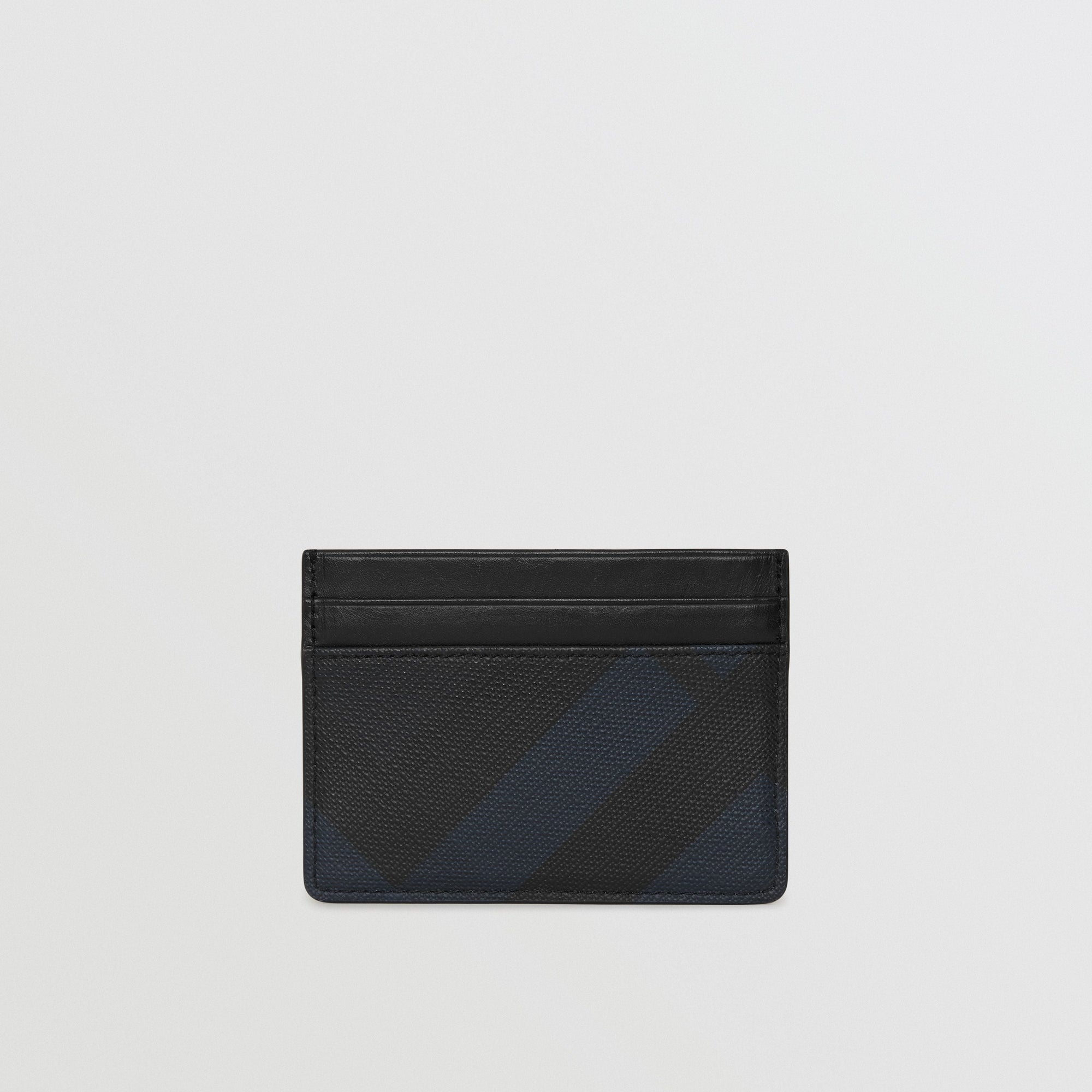 Porte-cartes à motif London check - Navy & Black