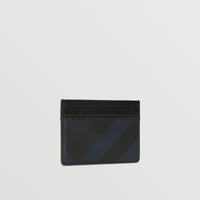 Porte-cartes à motif London check - Navy & Black