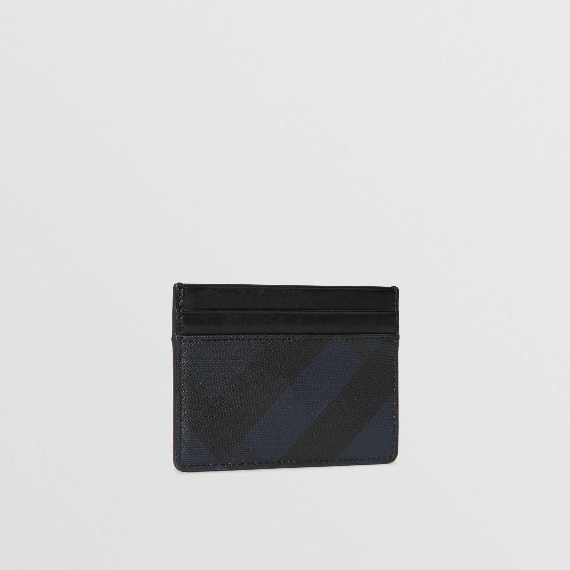 Porte-cartes à motif London check - Navy & Black