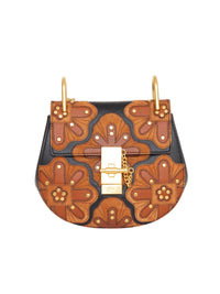 Sac à bandoulière Drew en cuir - Black