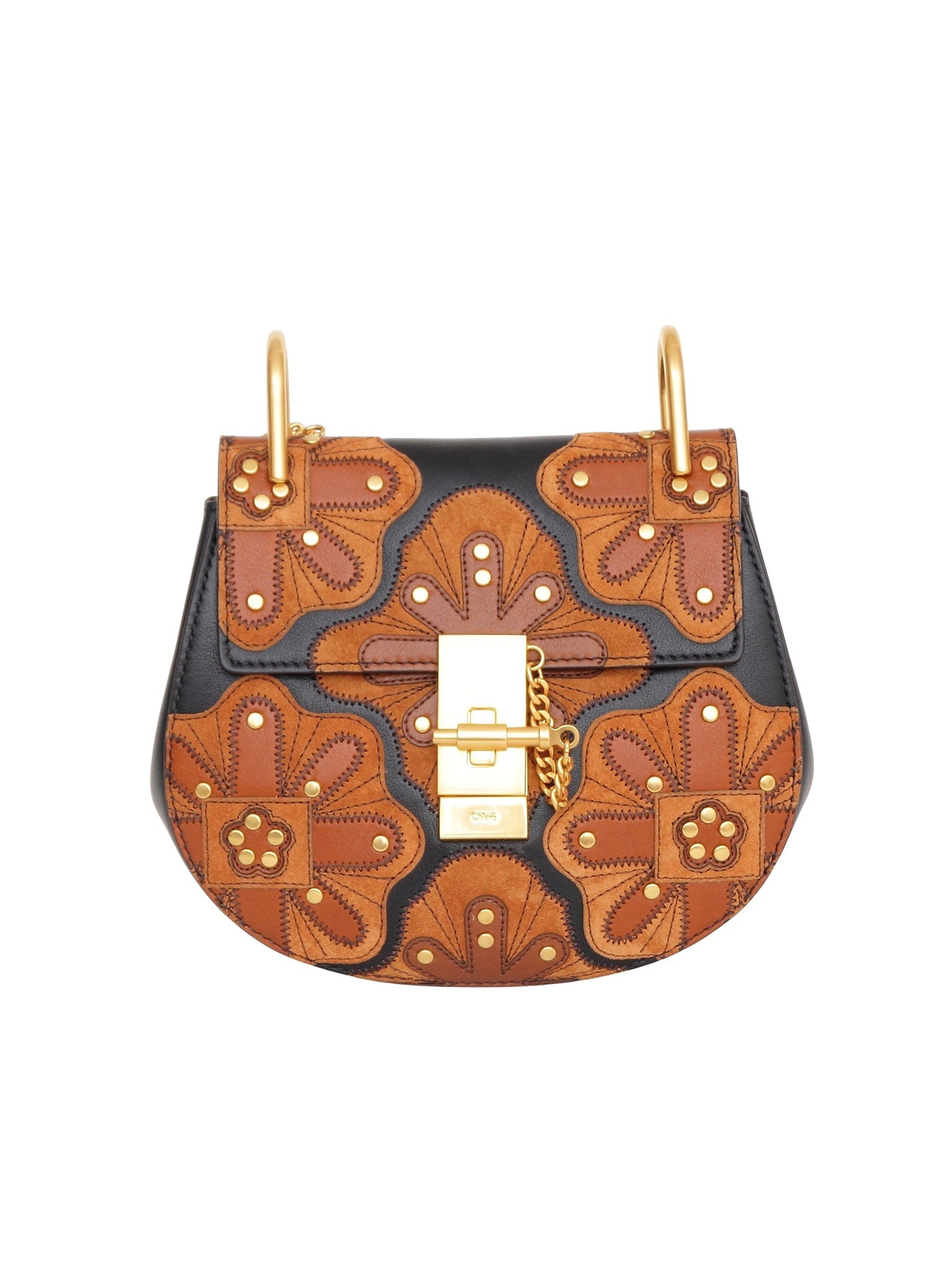 Sac à bandoulière Drew en cuir - Black