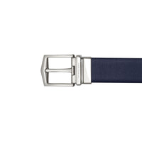 Ceinture réversible en cuir London - Dark Navy & Black