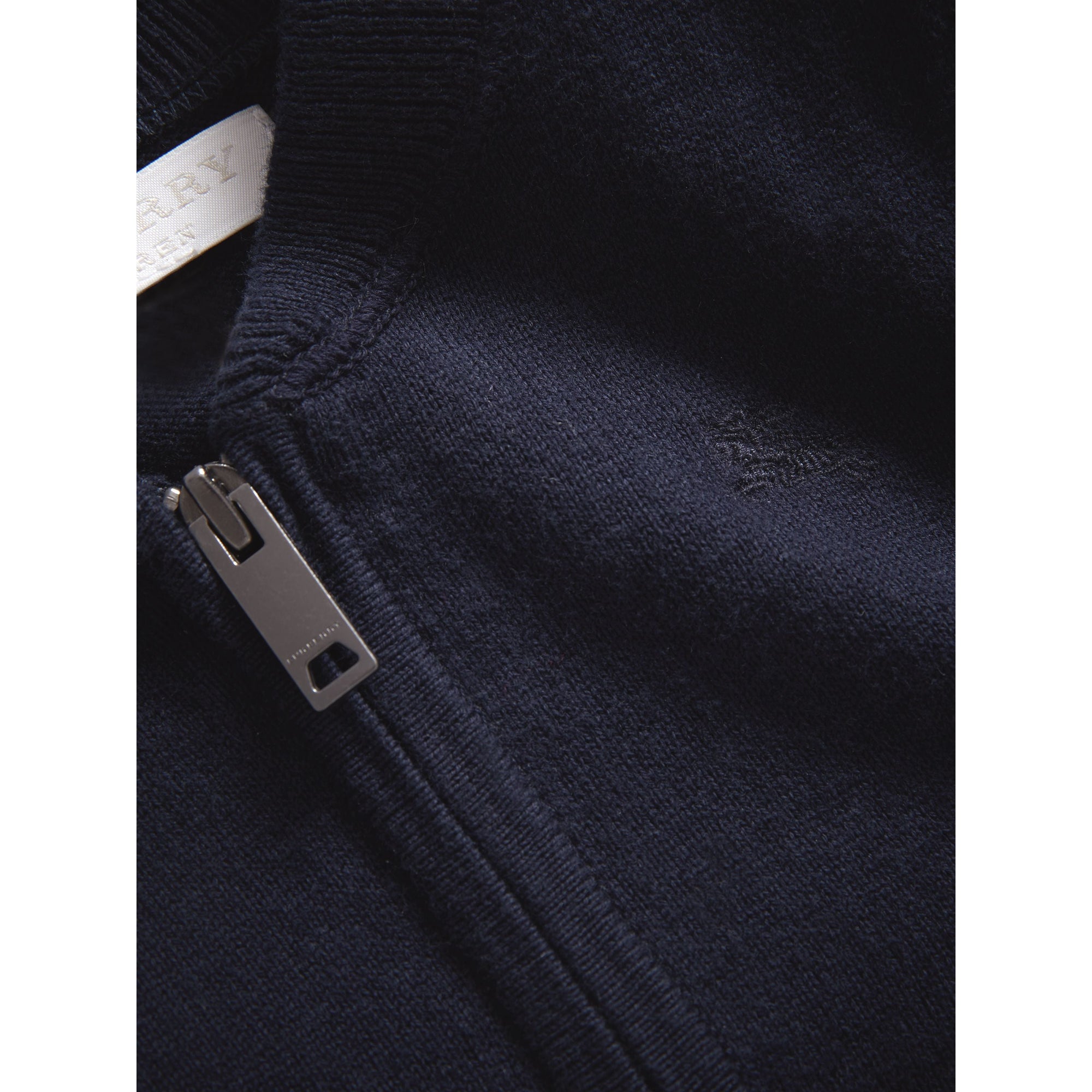Cardigan à ornements check - Navy