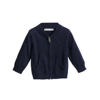 Cardigan à ornements check - Navy