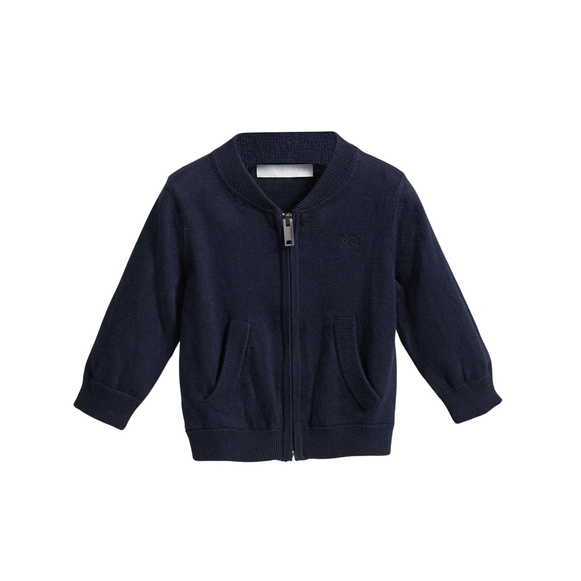 Cardigan à ornements check - Navy