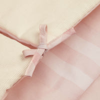 Nid d'ange doublé du motif Check - Ice Pink