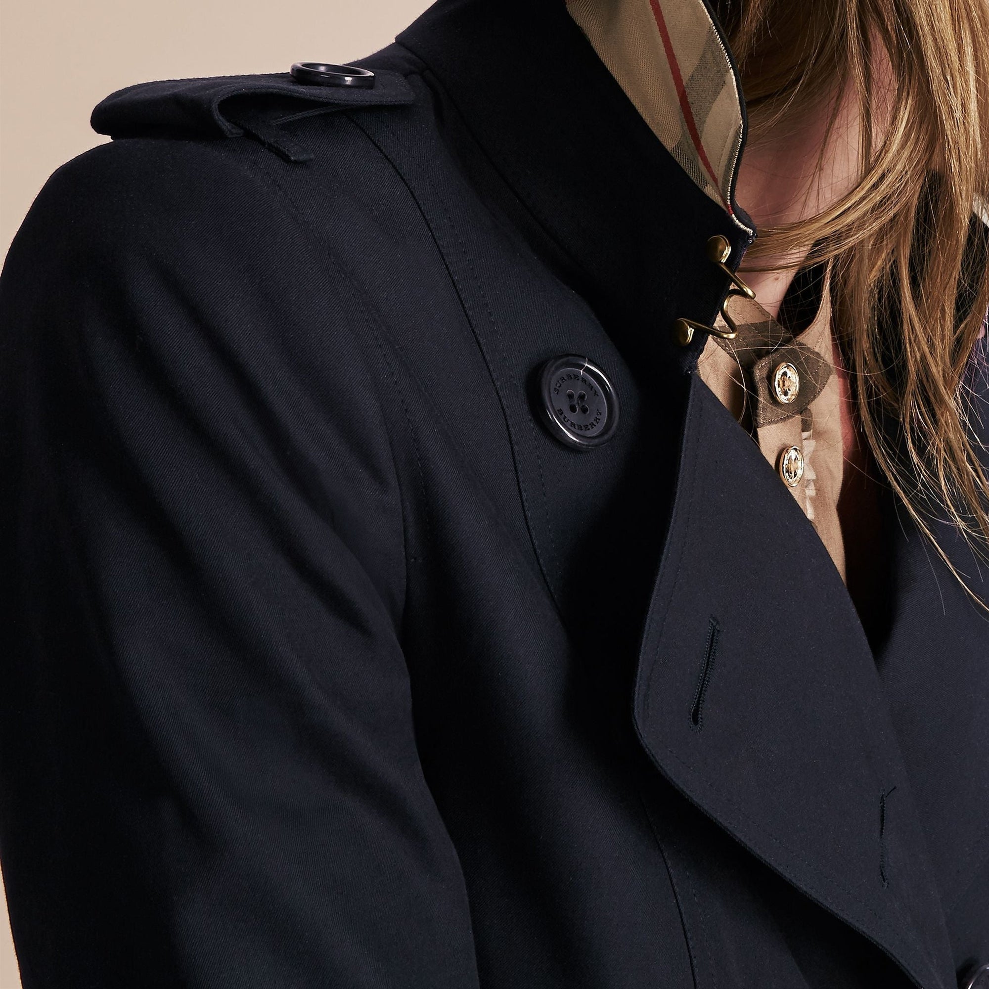 Trench-coat Heritage mi-long The Chelsea - Navy