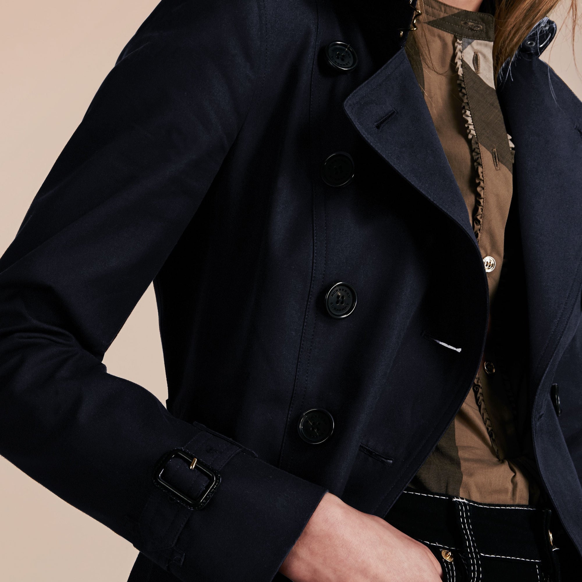 Trench-coat Heritage mi-long The Chelsea - Navy