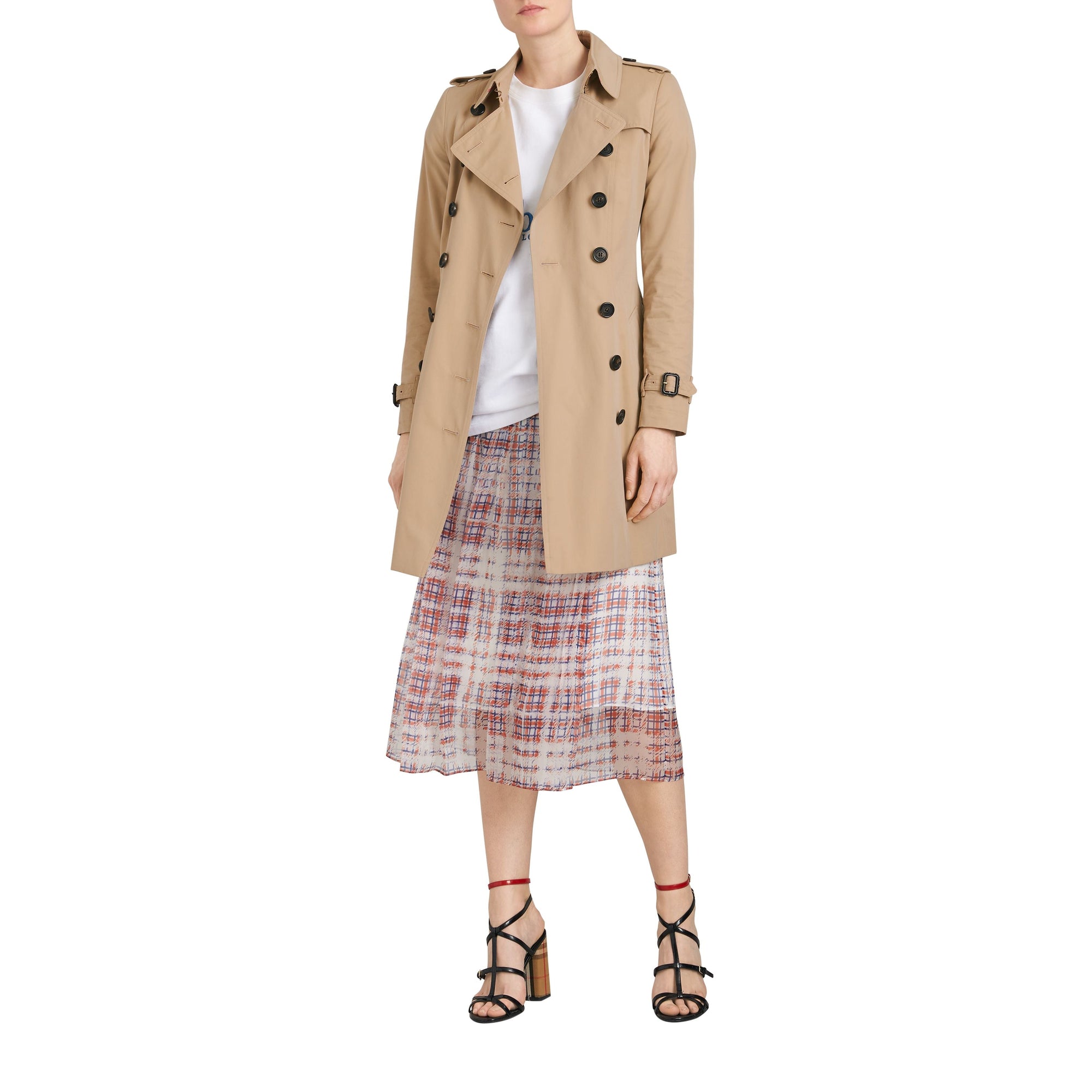 Trench Chelsea mi-long - Honey