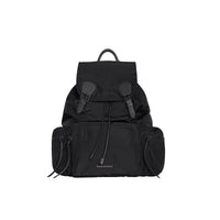 Grand sac The Rucksack en nylon technique et cuir - Black