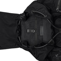 Grand sac The Rucksack en nylon technique et cuir - Black