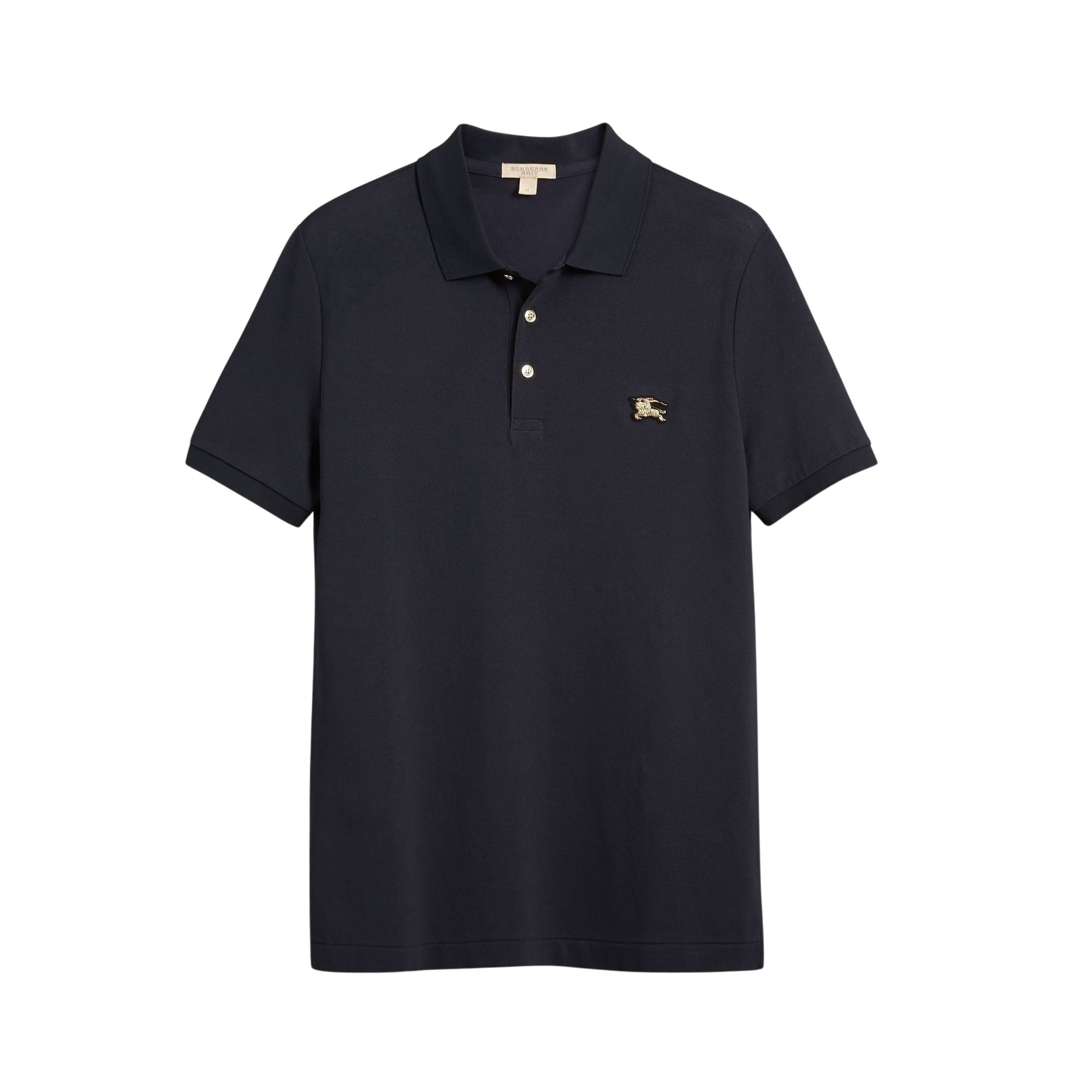 Polo en piqué de coton - Navy