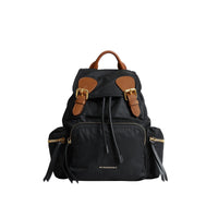 Sac The Rucksack moyen à détails en cuir - Black