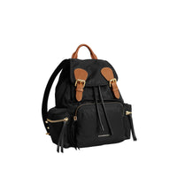 Sac The Rucksack moyen à détails en cuir - Black