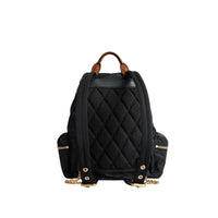Sac The Rucksack moyen à détails en cuir - Black