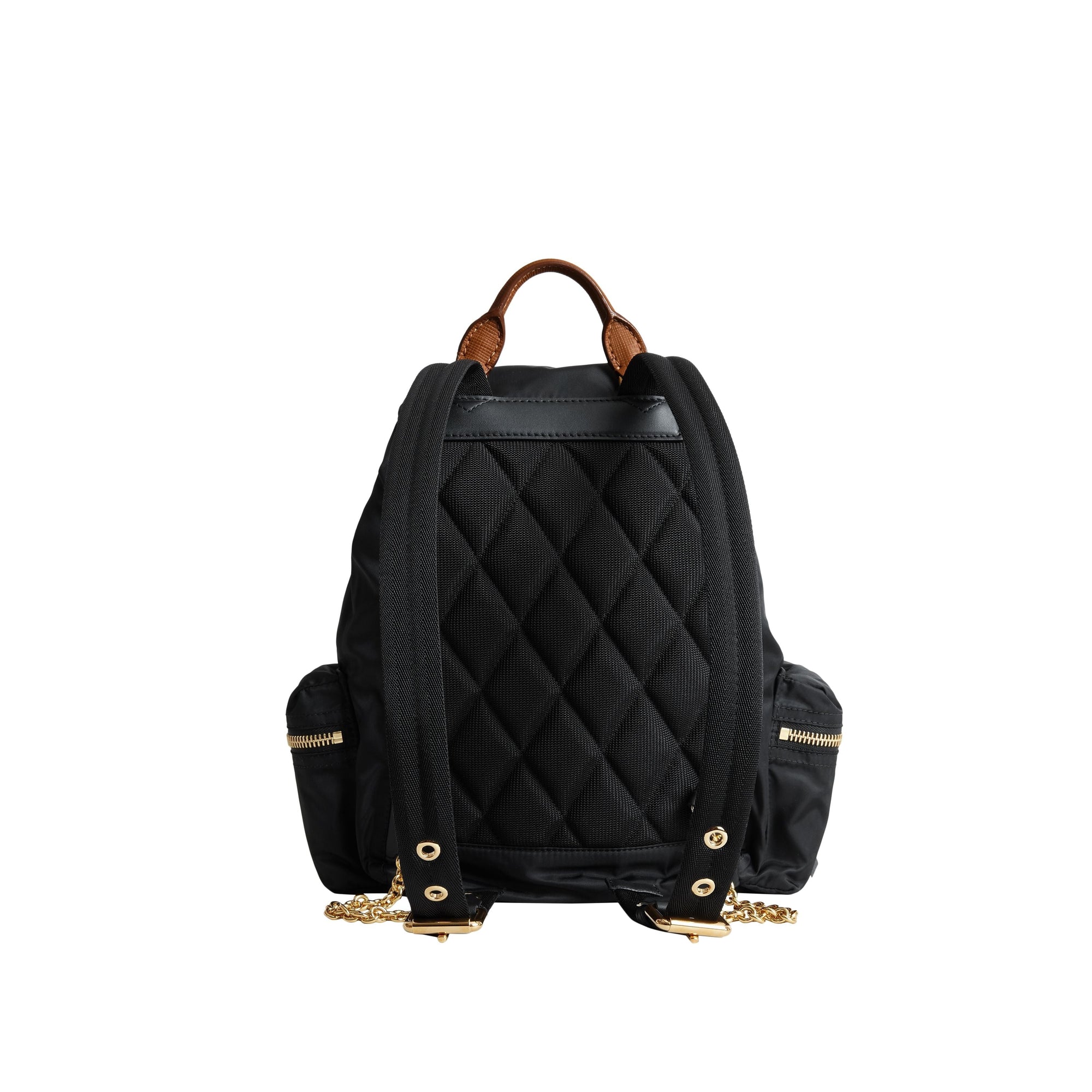 Sac The Rucksack moyen à détails en cuir - Black