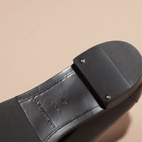 Mocassins en cuir poli - Black