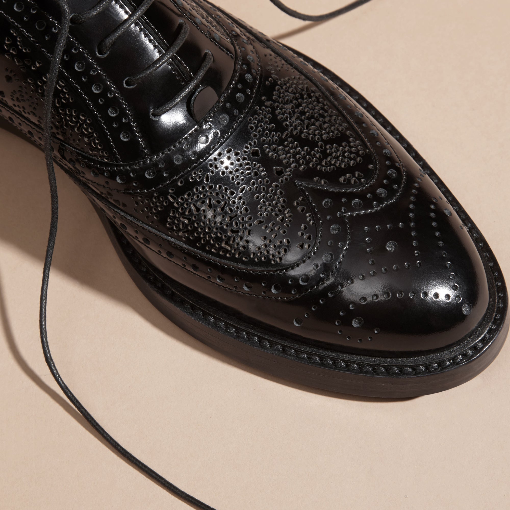 Richelieus en cuir - Black