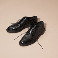 Richelieus en cuir - Black
