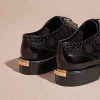 Richelieus en cuir - Black