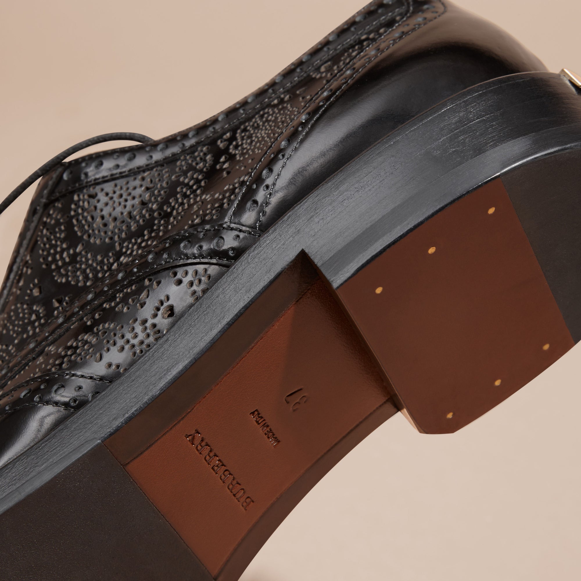 Richelieus en cuir - Black