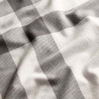 Polo en piqué de coton extensible à motif Check - White