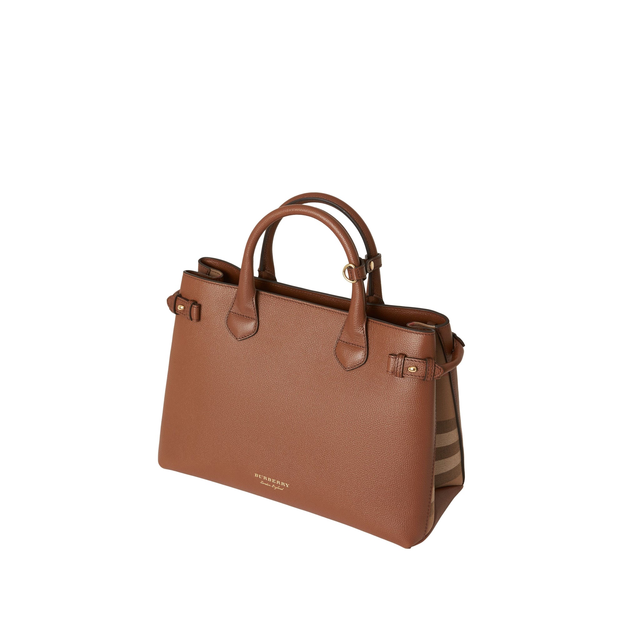 Sac The Small Banner en cuir - Tan