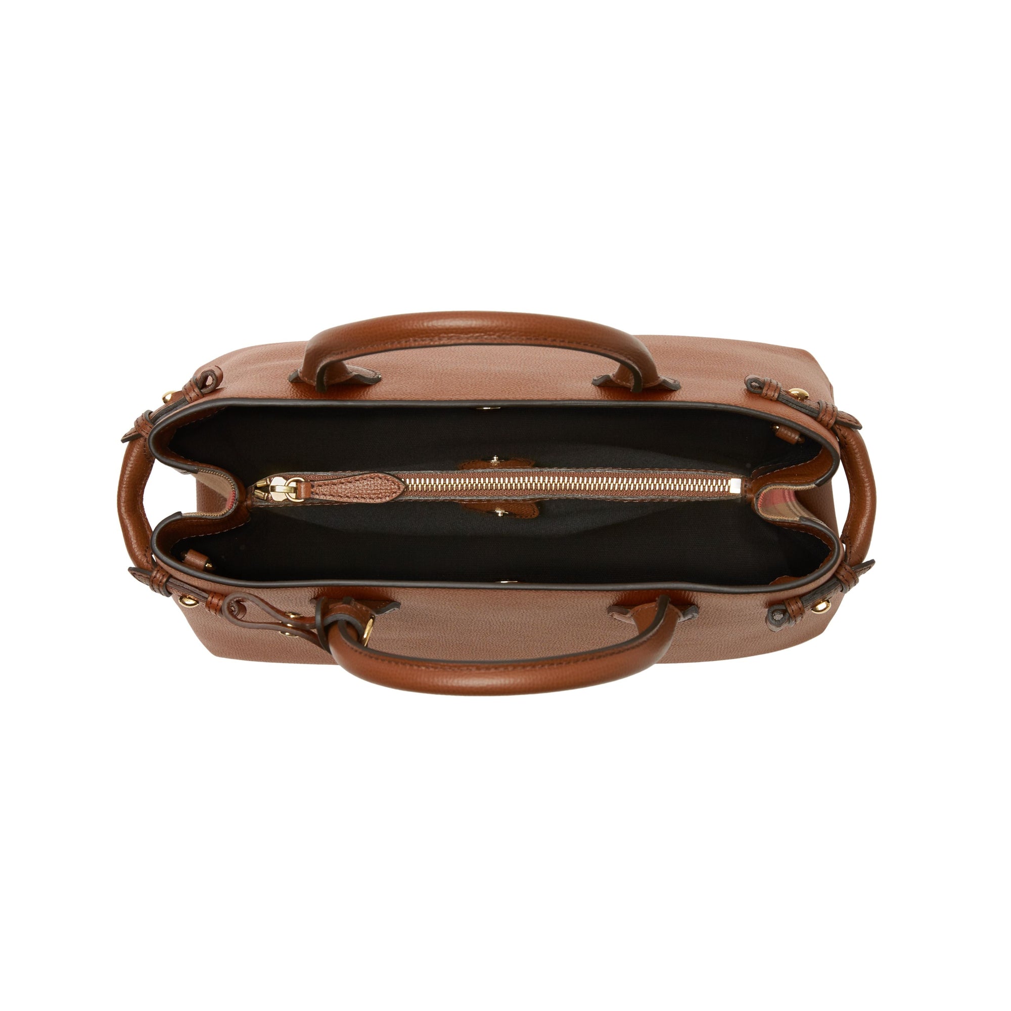 Sac The Small Banner en cuir - Tan