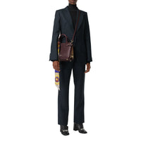 Sac à main The Banner en cuir - Mahogany Red