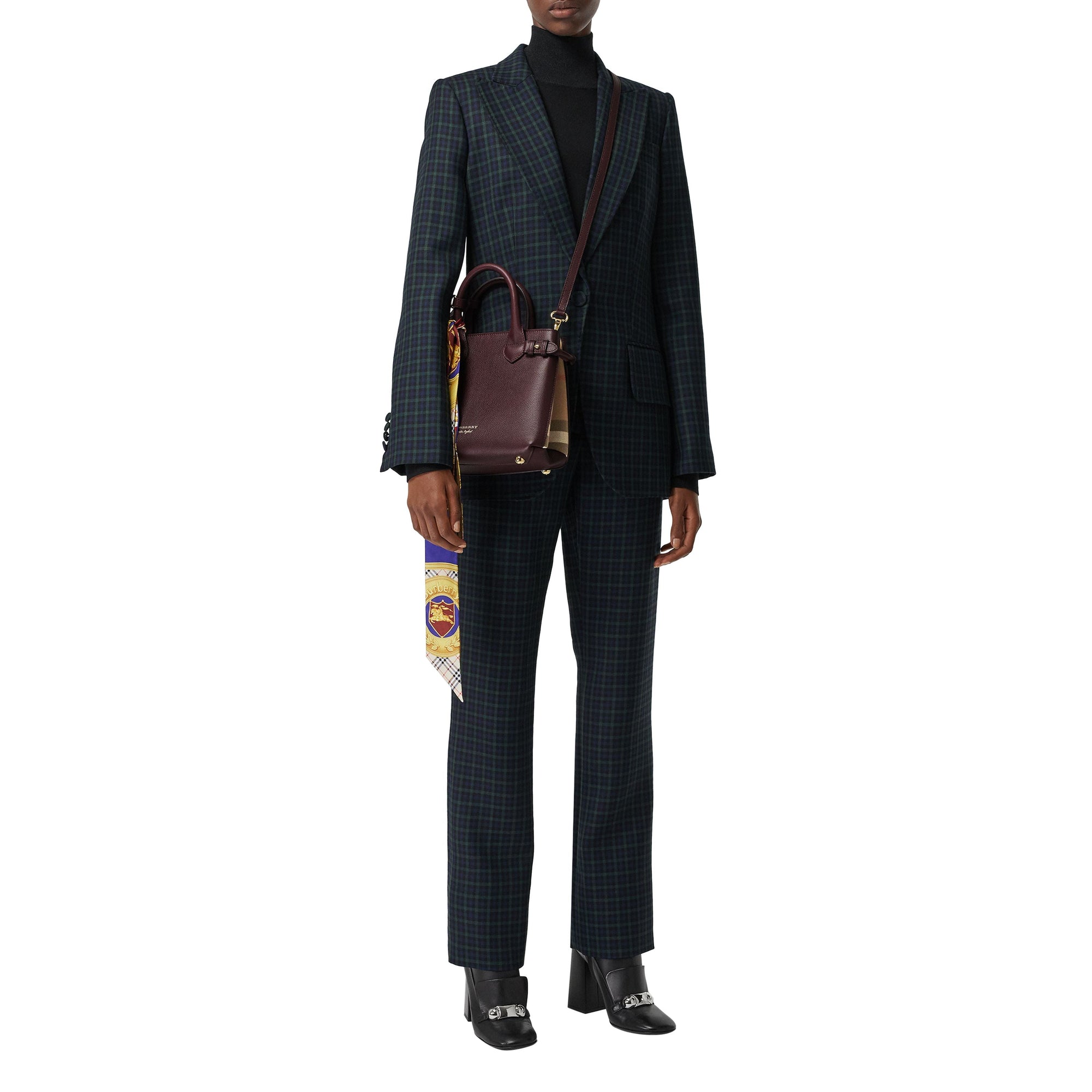 Sac à main The Banner en cuir - Mahogany Red