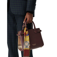 Sac à main The Banner en cuir - Mahogany Red