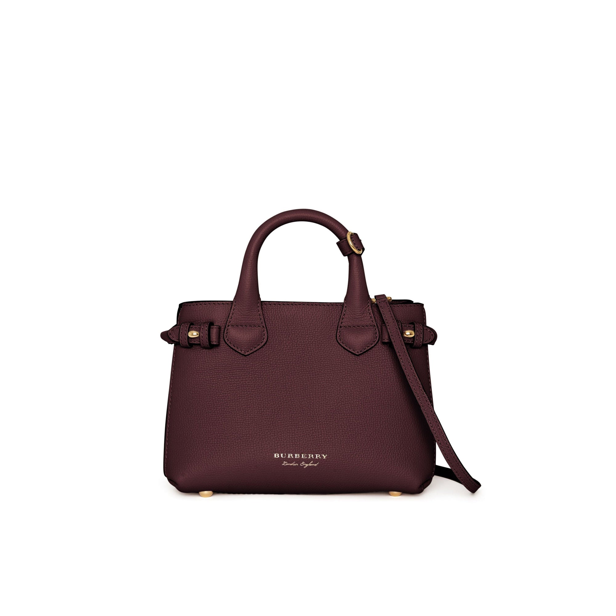 Sac à main The Banner en cuir - Mahogany Red
