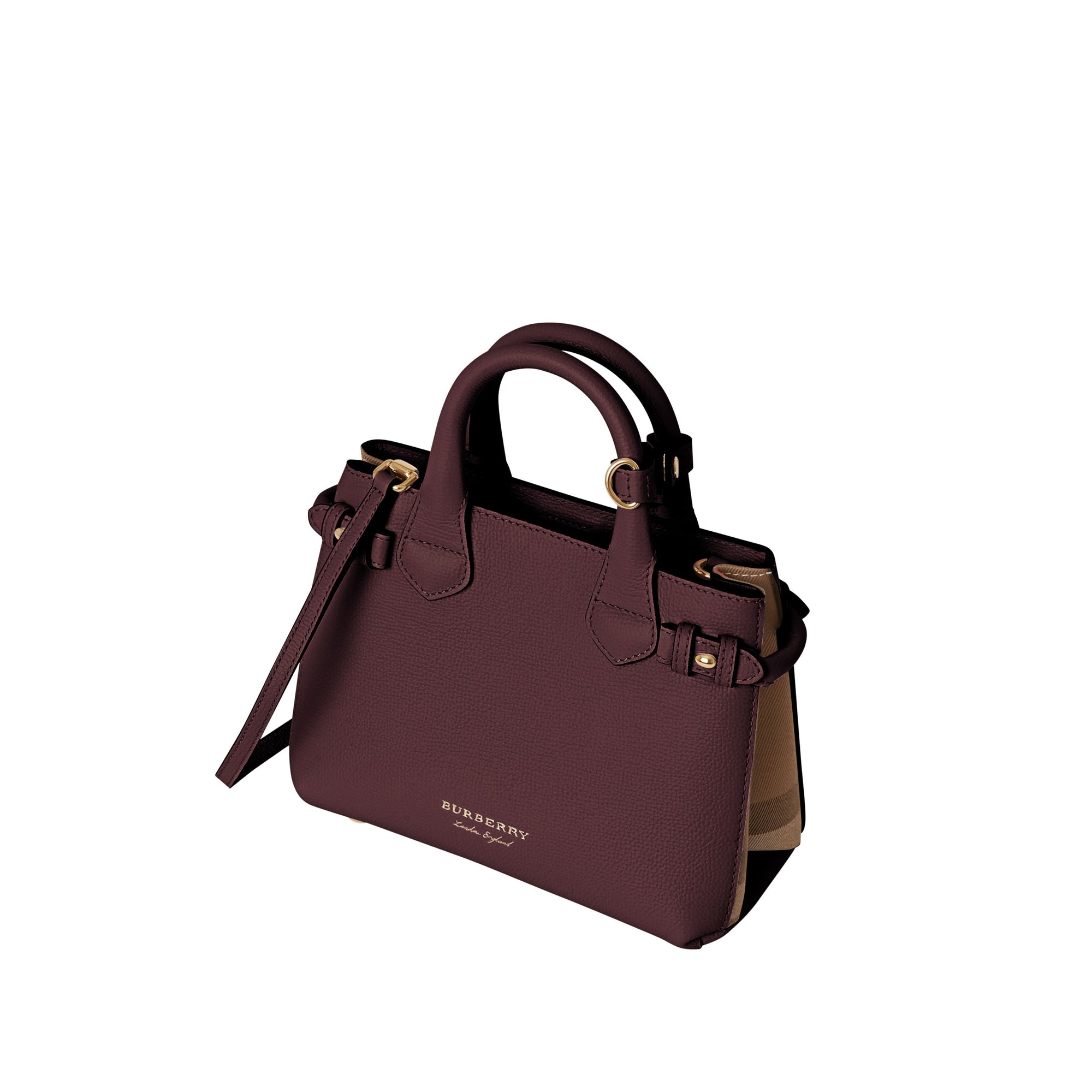 Sac à main The Banner en cuir - Mahogany Red