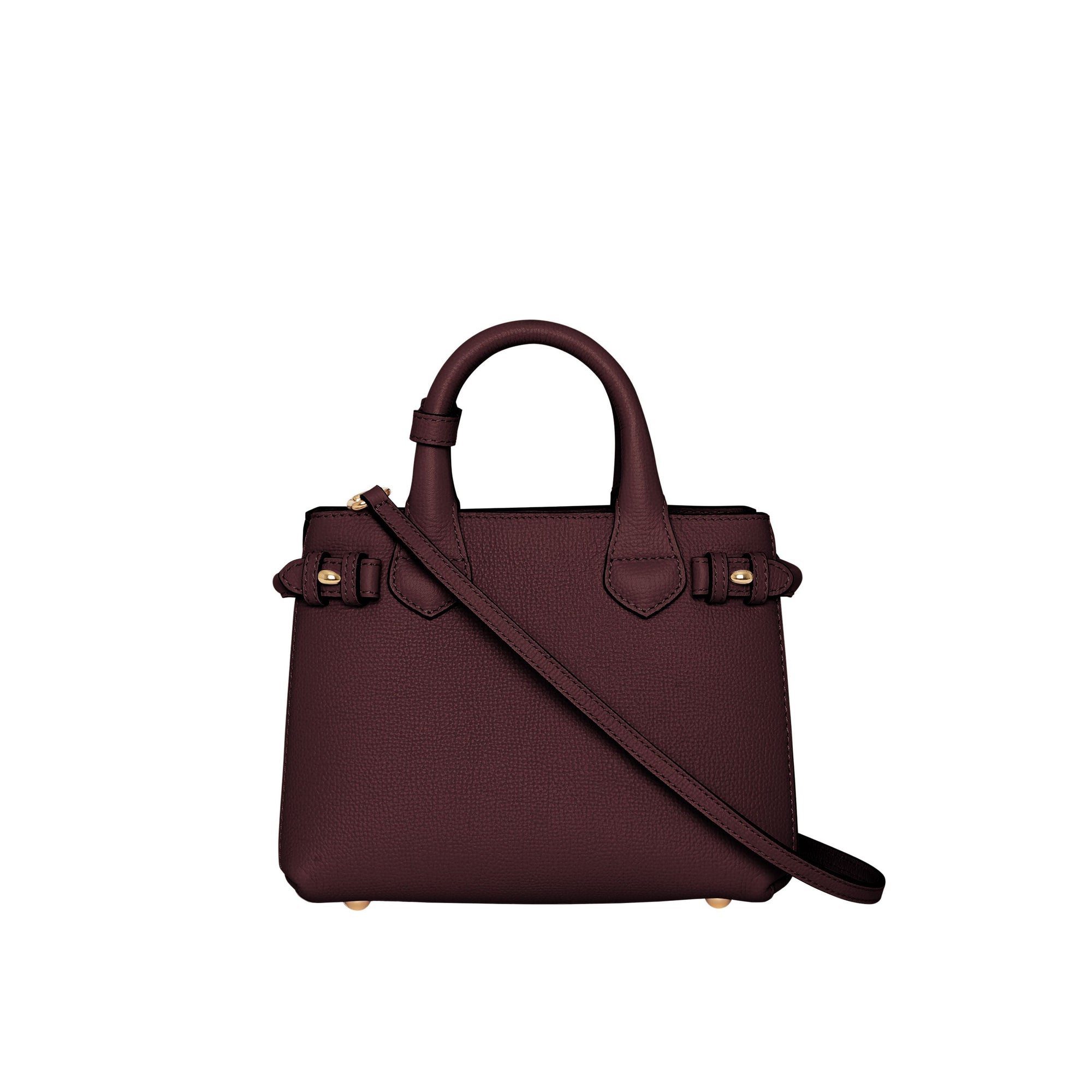 Sac à main The Banner en cuir - Mahogany Red