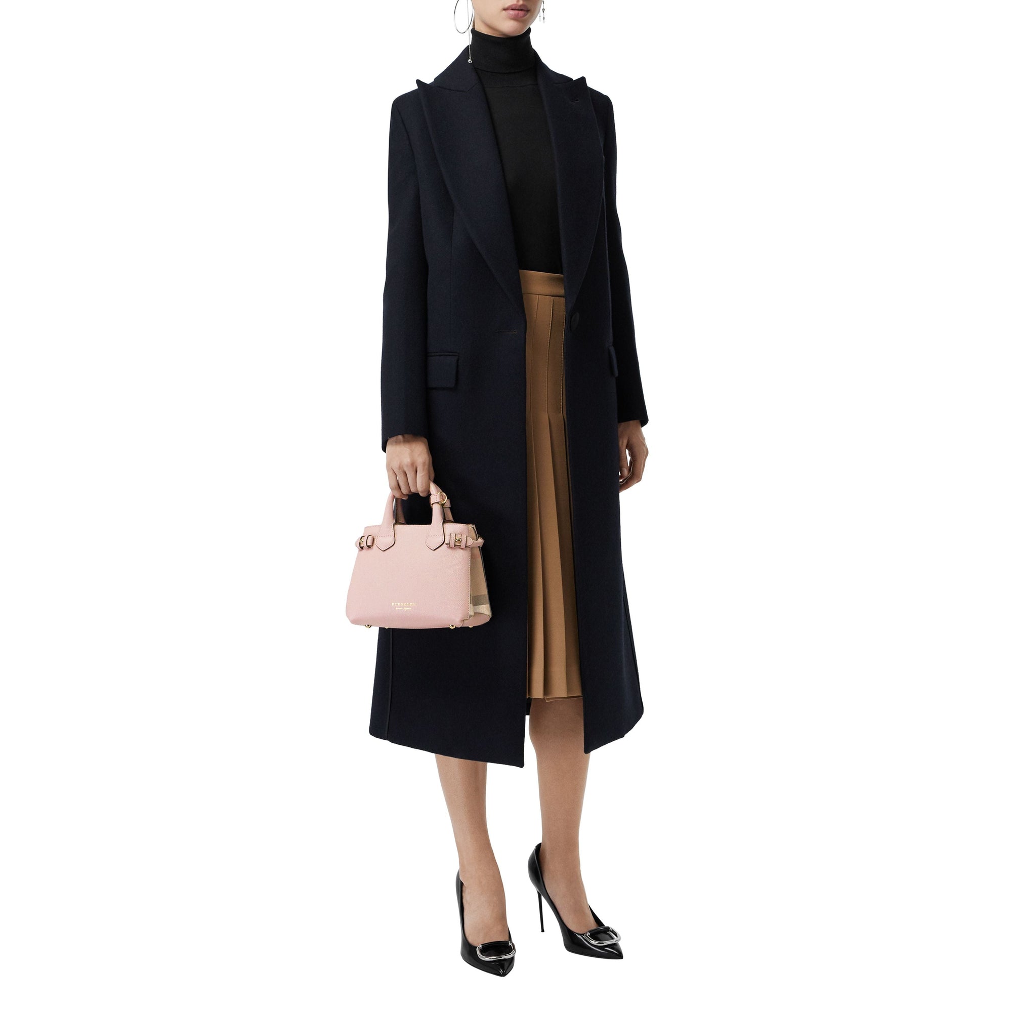 Sac The Baby Banner en cuir - Pale Orchid