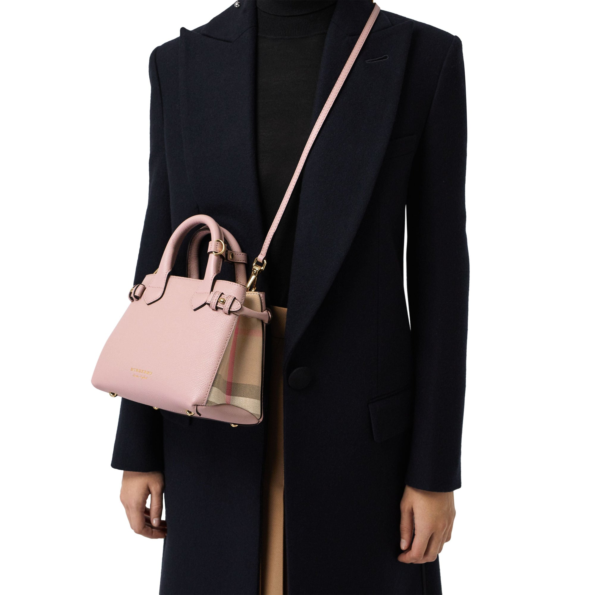 Sac The Baby Banner en cuir - Pale Orchid