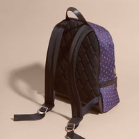 Sac à dos jacquard en soie - Deep Aubergine