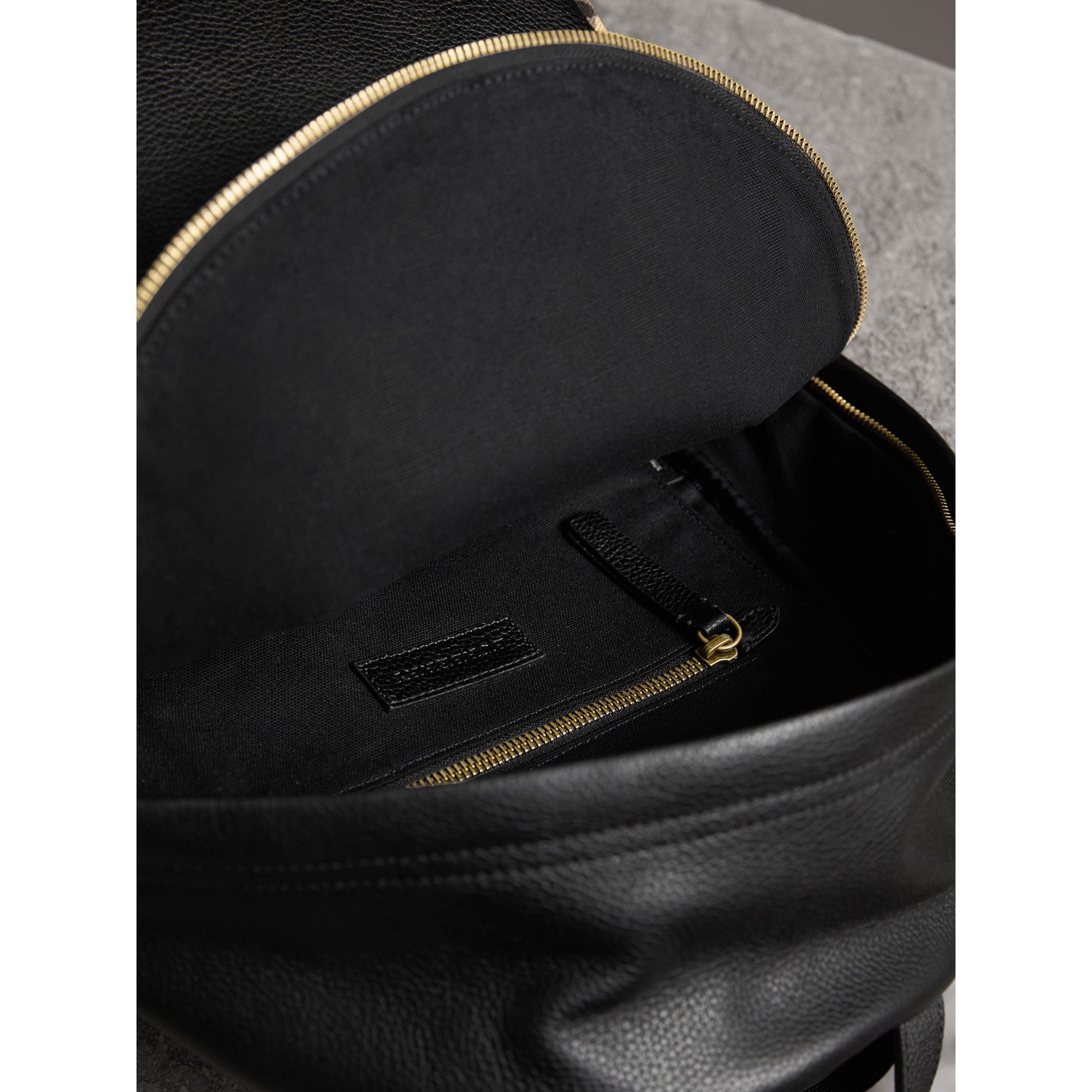 Sac à dos à motif canvas - Black