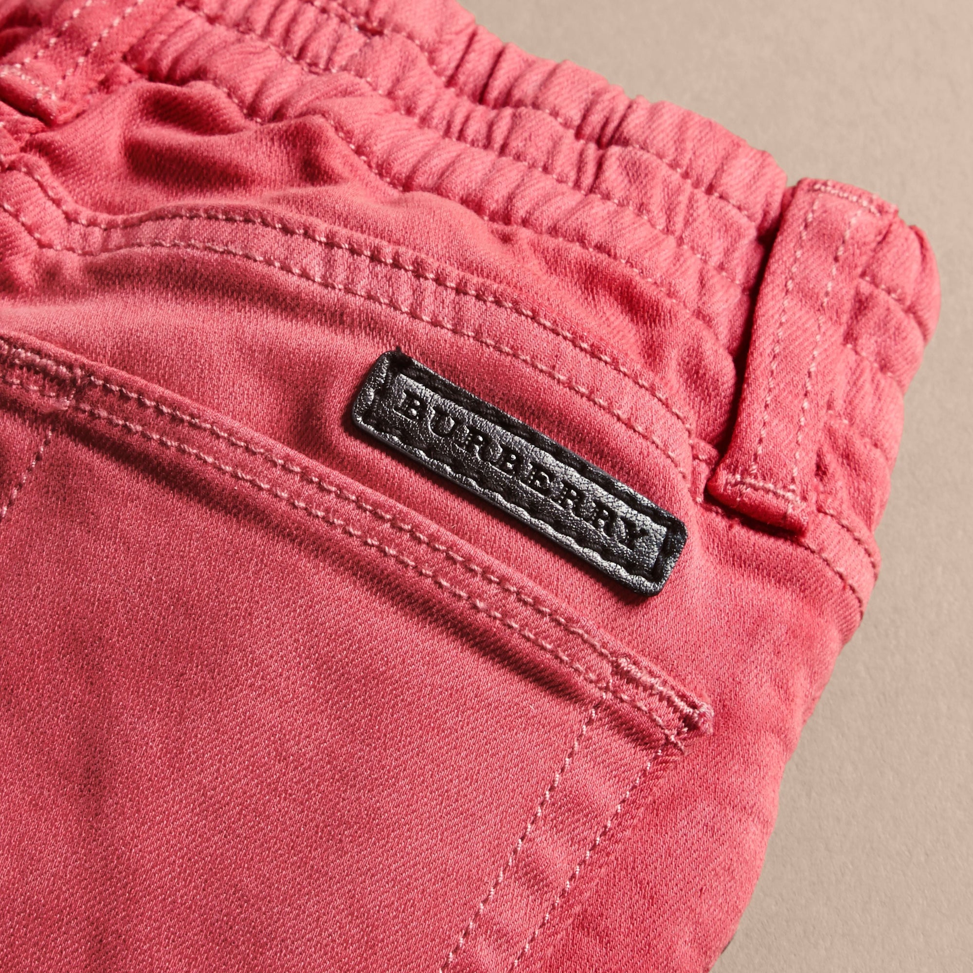 Jean en coton extensible mélangé - Pink Azalea