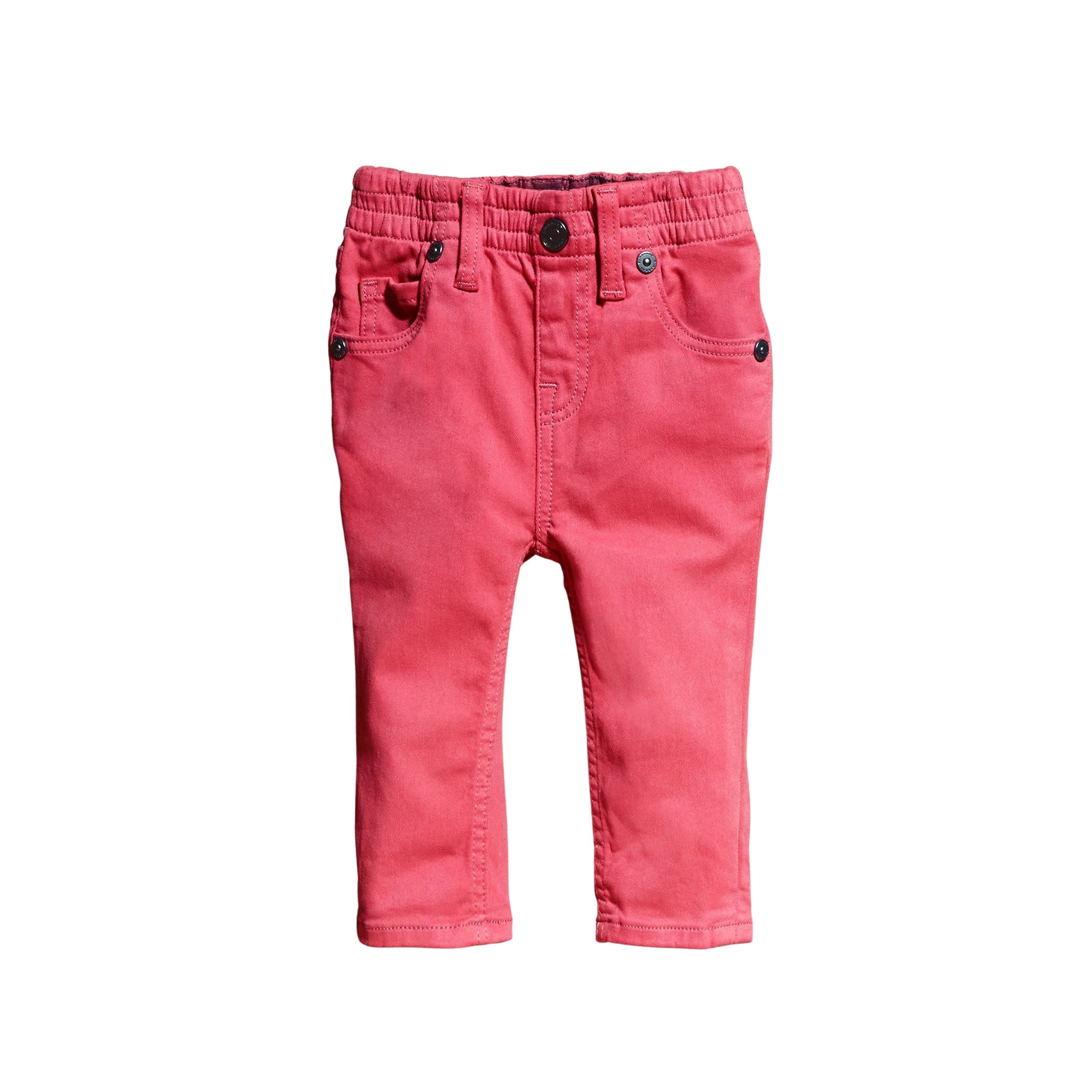Jean en coton extensible mélangé - Pink Azalea