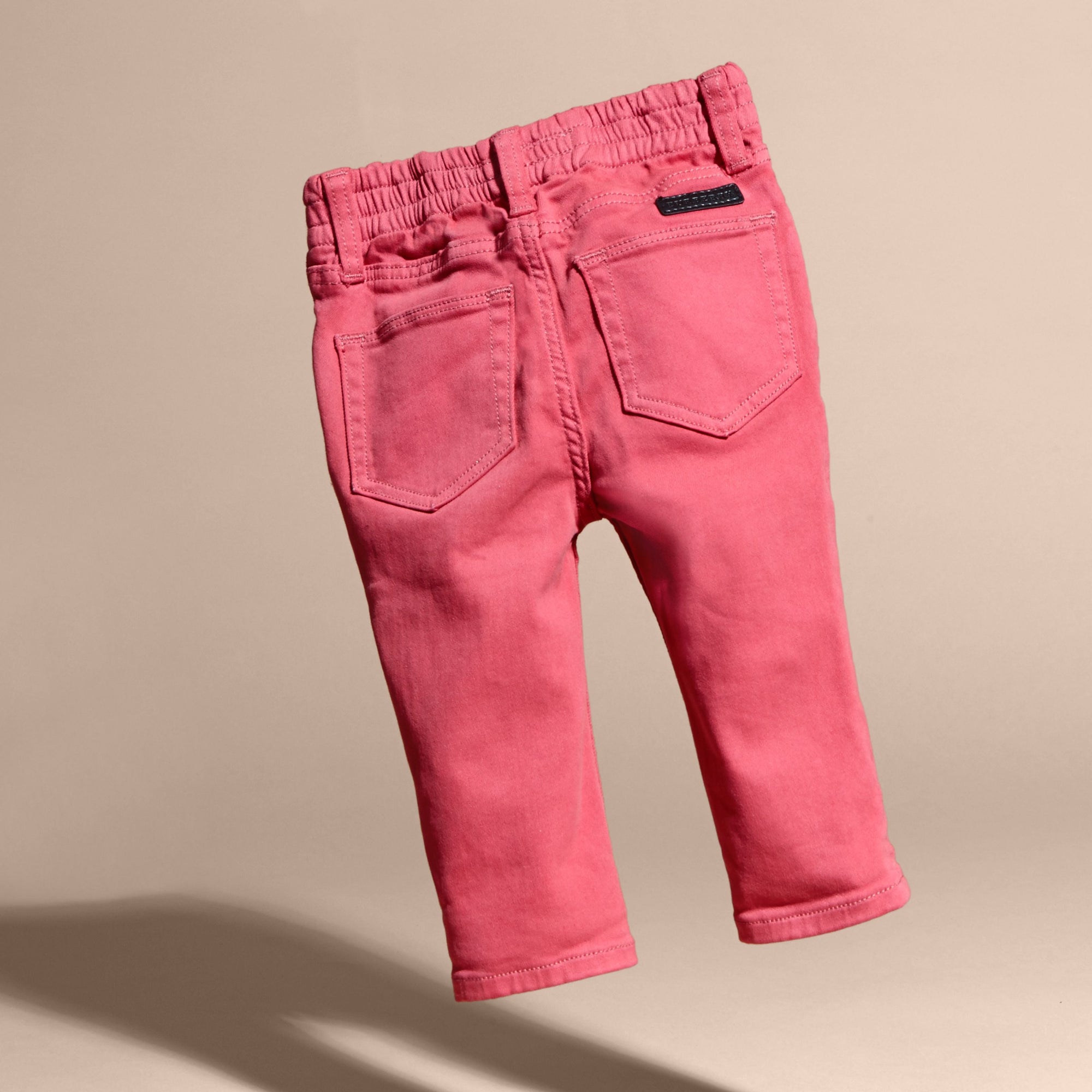 Jean en coton extensible mélangé - Pink Azalea