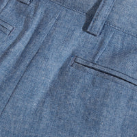 Pantalon ajusté en coton - Stone Blue