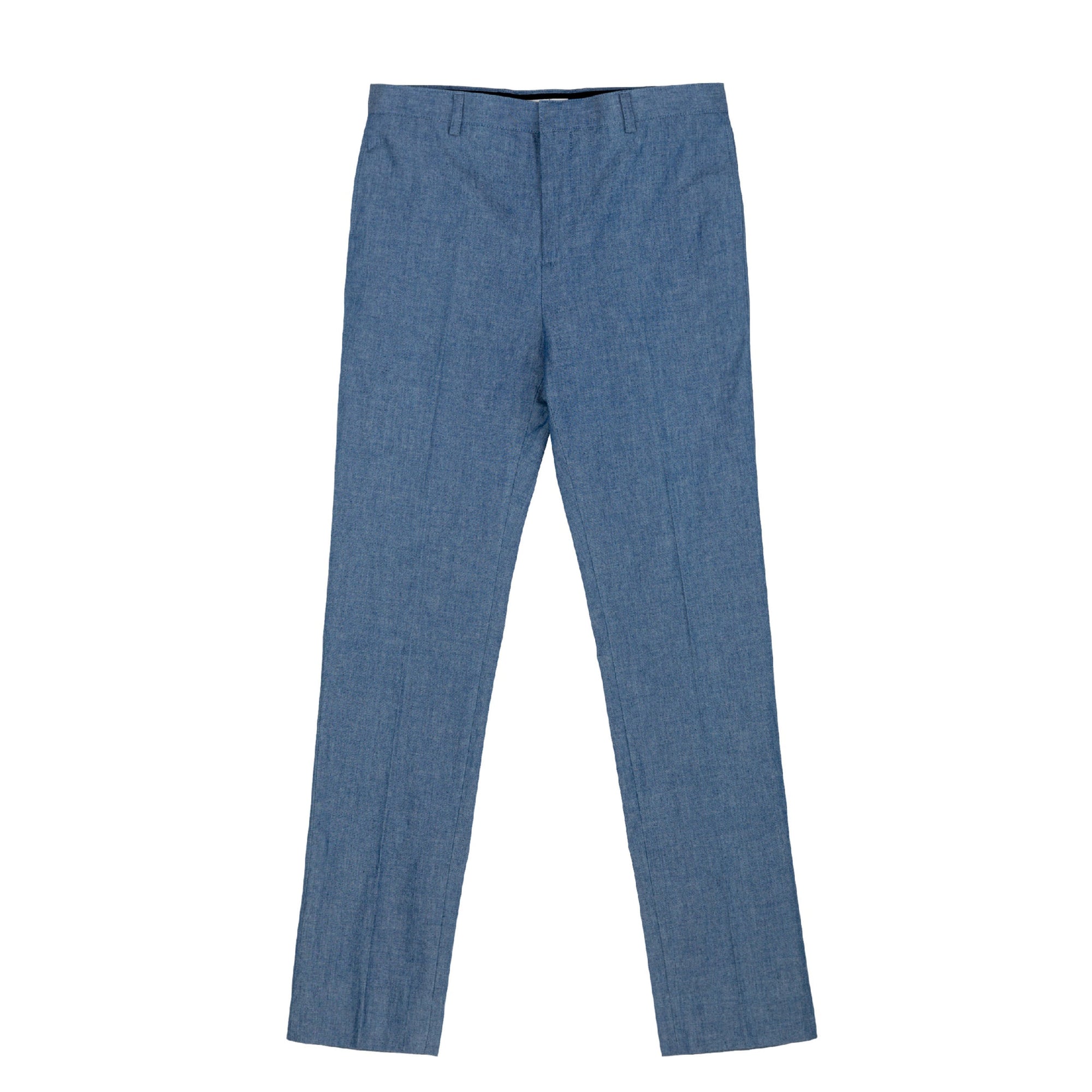 Pantalon ajusté en coton - Stone Blue