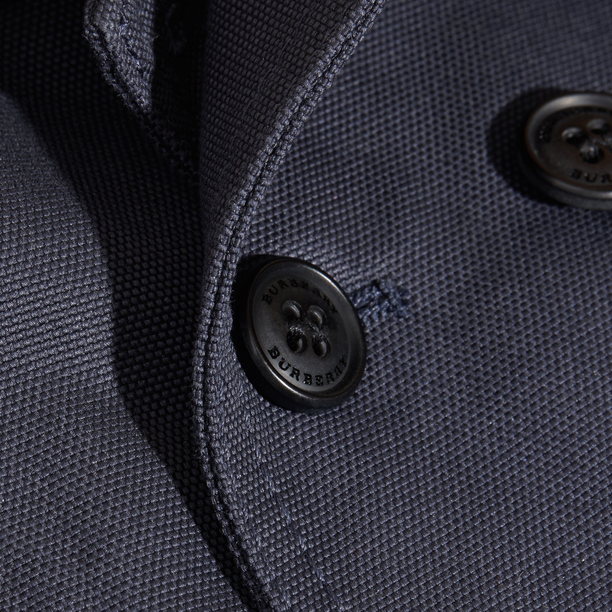 Caban en coton à double boutonnage - Navy