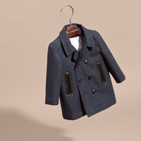 Caban en coton à double boutonnage - Navy