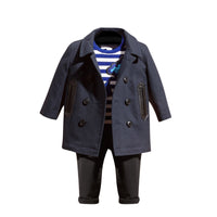 Caban en coton à double boutonnage - Navy